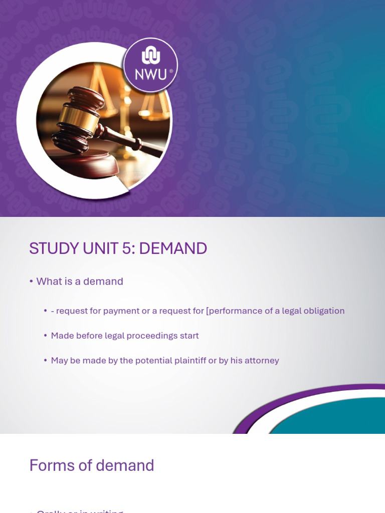 Class Slides 12 March 2025 | PDF | Lawsuit | Damages
