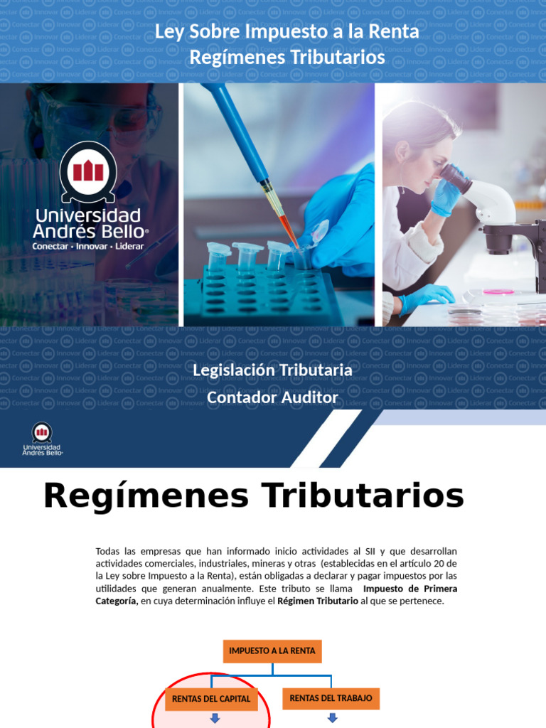 Regímenes Tributarios y SII 2018 | PDF | Impuestos | Pequeñas y ...