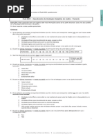 Questionário KOOS - Versão Portuguesa | PDF | Autoajuda