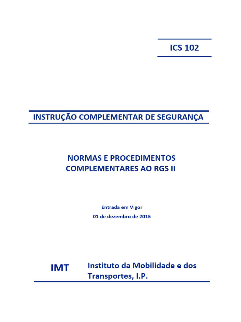 ICS 102 Reg 2º Adit-2 | PDF | Trem