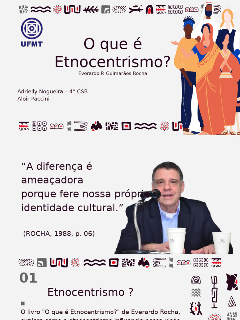 O Que É Etnocentrismo - Apresentação | PDF | Antropologia | Educação em ...