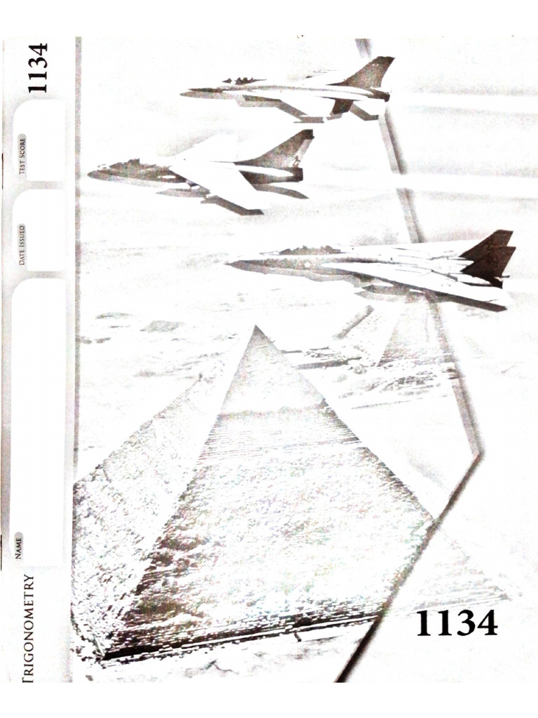 Trigonometry 1134 | PDF