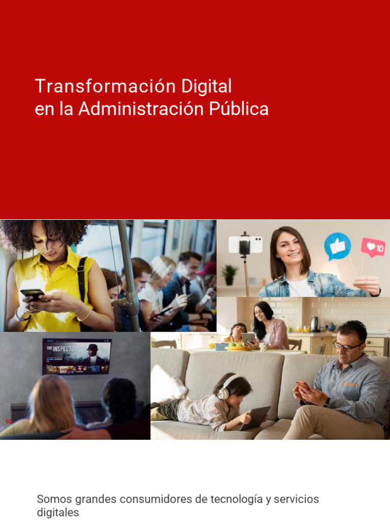Transformación Digital en la Administración Pública | PDF | Gobierno E ...