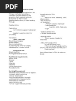 CVP and Total Parenteral Nutrition