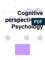 Cognitive Perspective in Psychology