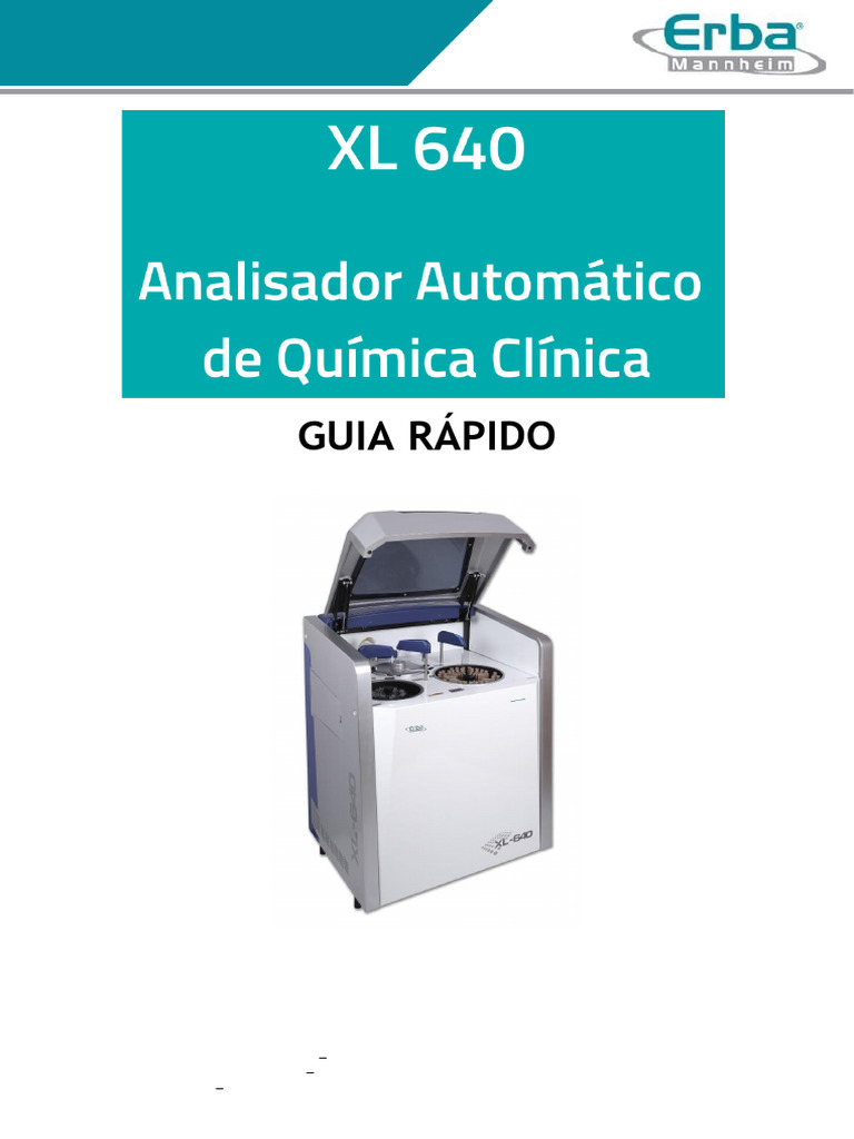Guia do Analisador de Imunoensaio XL640 | PDF | Calibração ...