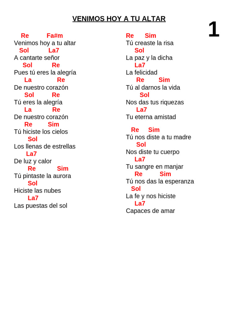Letras de Canciones Religiosas | PDF | Creencia y doctrina cristiana ...