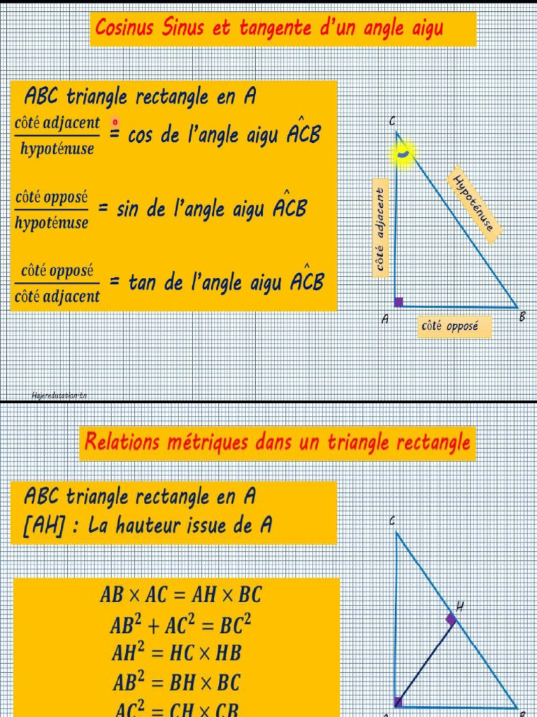 Sin, Cos, Tang | PDF