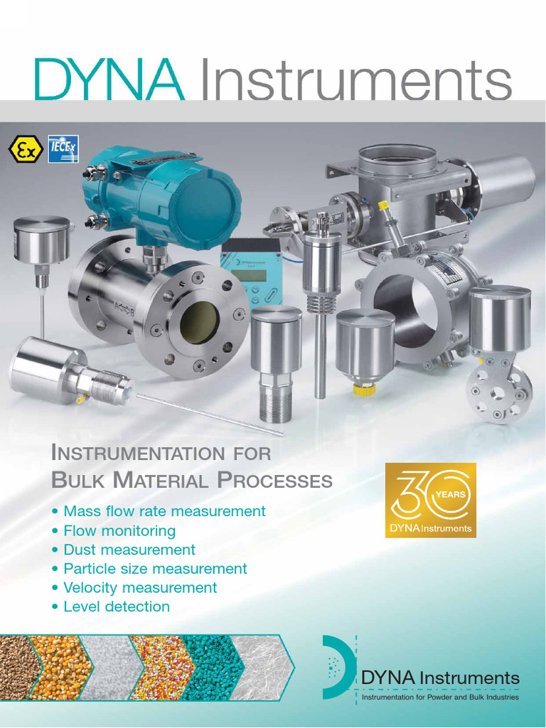 DYNA Instruments for Bulk Material Measurement | PDF | Flow Measurement ...