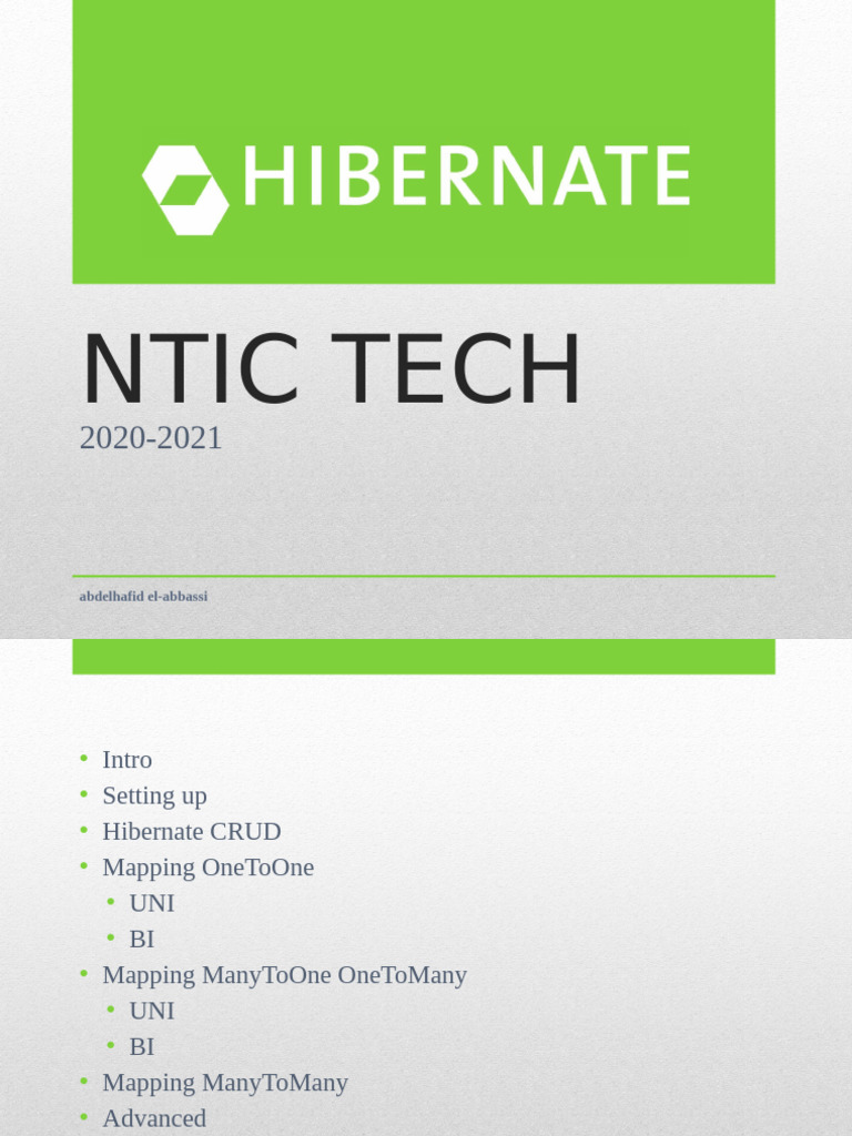 HIBERNATE | PDF | Relational Model | Java Platform