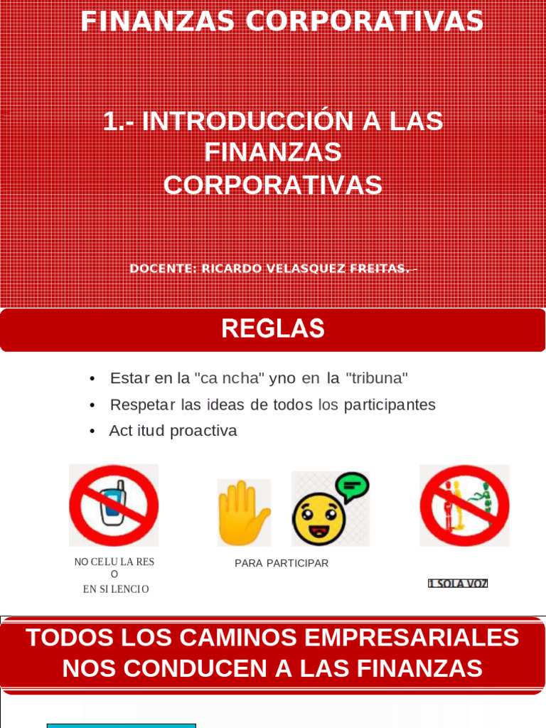 1 Introduccion A Las Finanzas Corporativas 2022 | PDF | Economias ...