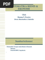 Download 1 Pendahuluan Matematika Bisnis Ekonomi by Emmelia Tan SN84895045 doc pdf