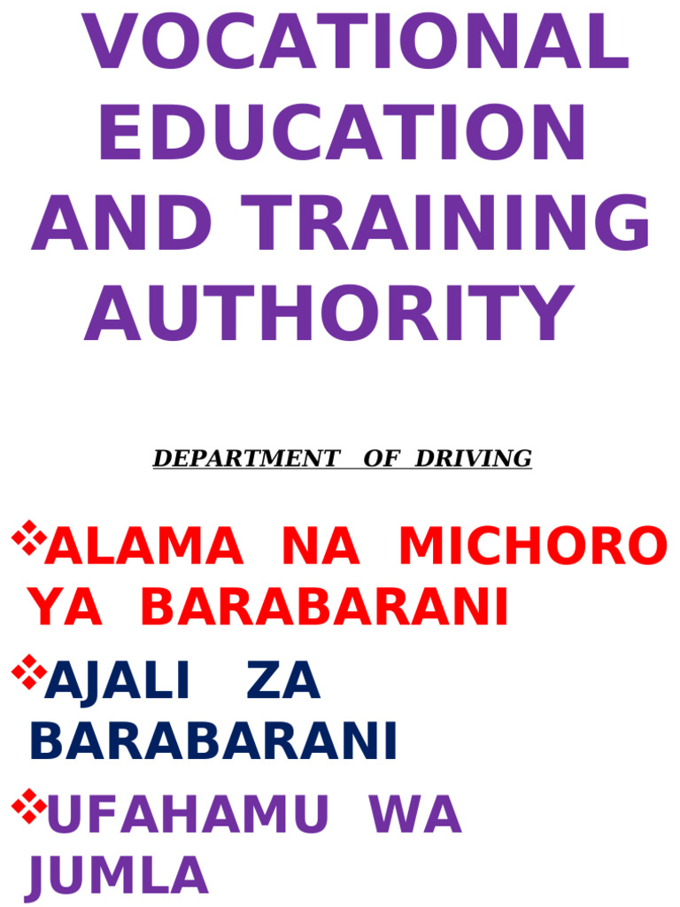 Ajali Za Barabarani Pdf 