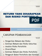 Return Dan Risiko Por to Folio