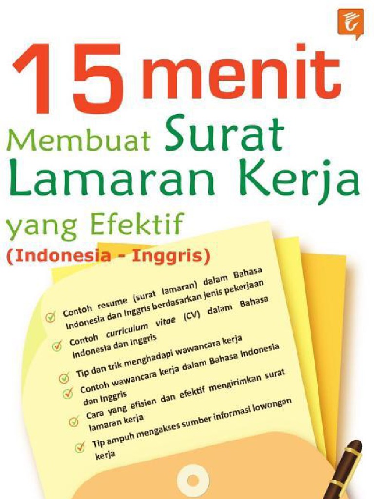 Contoh Surat Lamaran Kerja