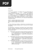 Carta Retiro de Cts Modelo  Business