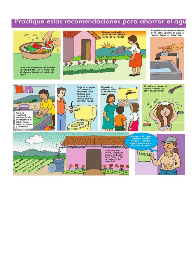 Acciones para El Cuidado Del Agua | PDF