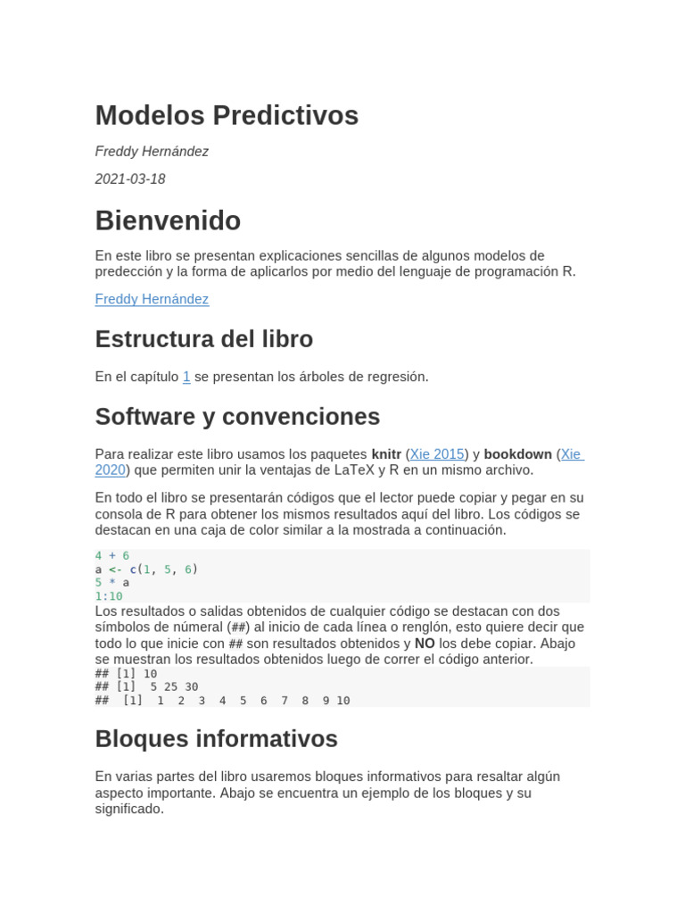 Modelos Predictivos en R | PDF | Informática | Ingeniería de software