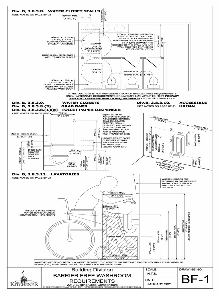 Barrier-Free Washroom Design Guidelines | PDF | Toilet | Bathroom