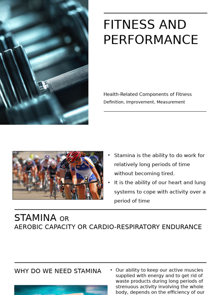 Health-Related Components of Fitness | PDF | Flexibility (Anatomy ...