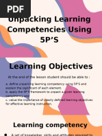 Unpacking Curriculum Standards Guide | PDF | Competence (Human ...