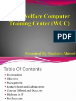 POF Welfare Computer Training Center (WCC)