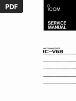 Icom IC-V68 Service Manual