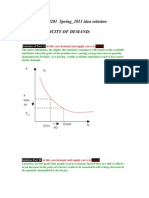 ECO201 Spring - 2011 Idea Solution Price Elasticity of Demand