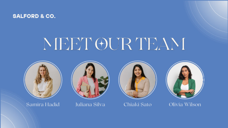 Blue and White Minimalist Group Project Presentation | PDF