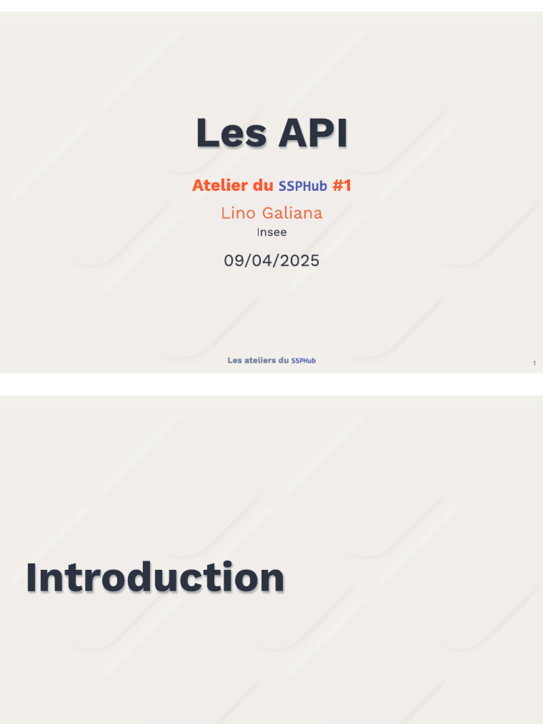 Les API | PDF
