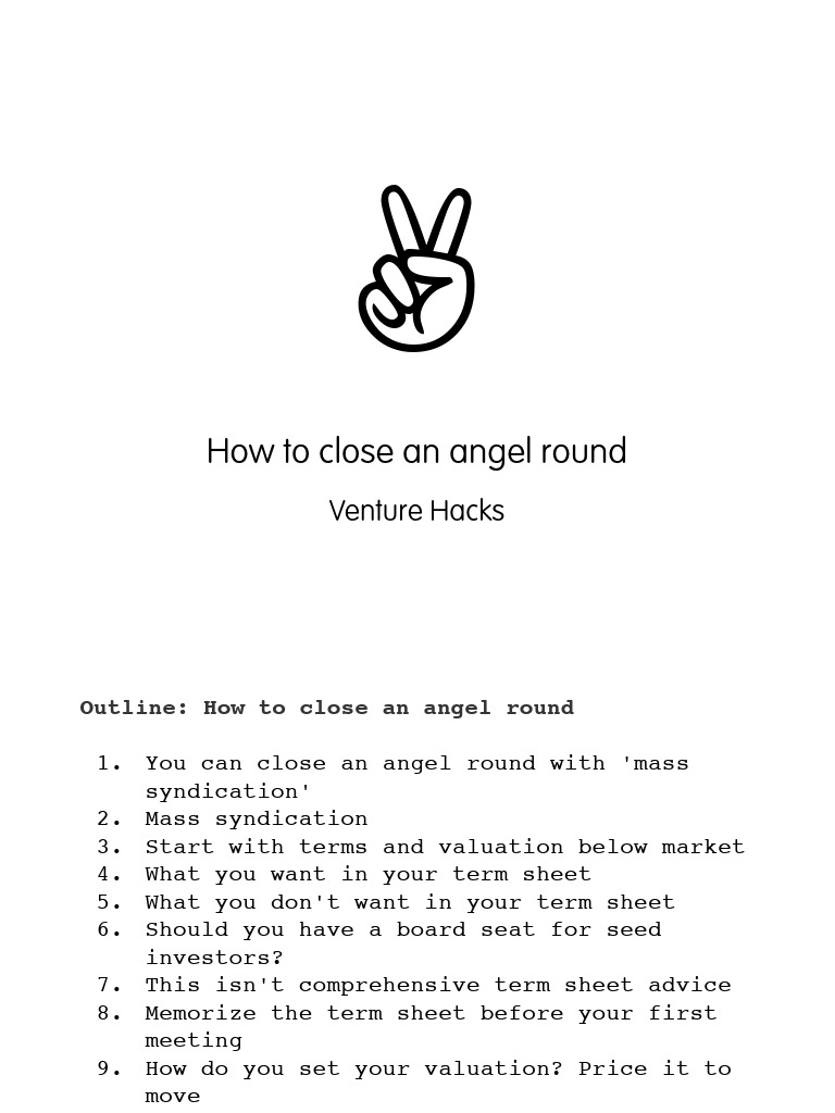 Angel Rounds 1731420402 | PDF | Corporate Finance | Venture Capital