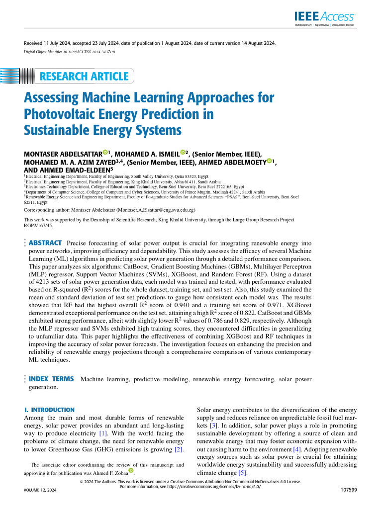 ML Techniques for Solar Power Forecasting | PDF | Solar Power | Forecasting