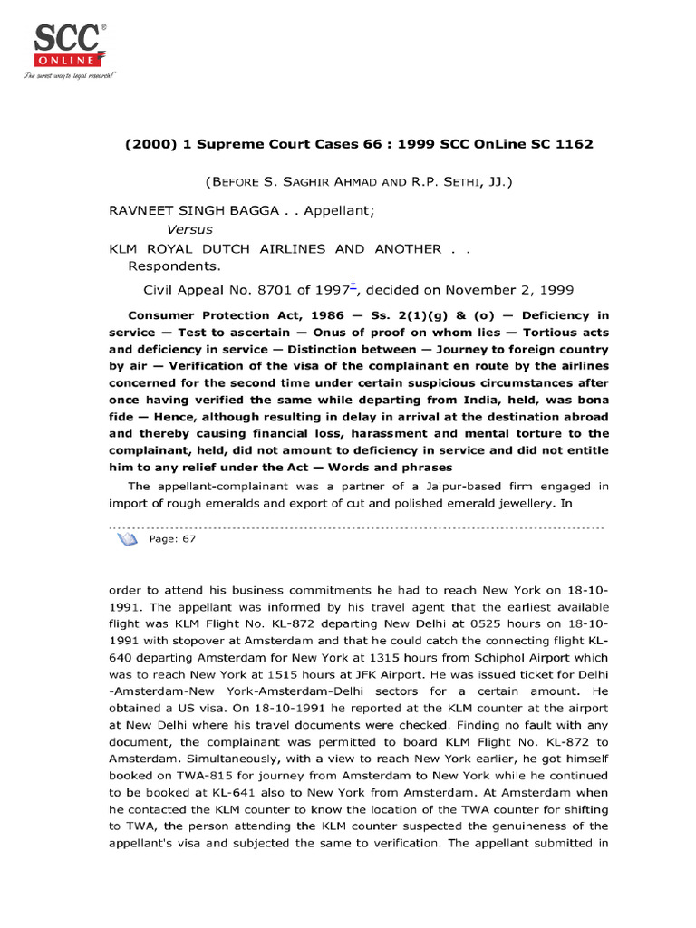 J 2000 1 SCC 66 1999 SCC OnLine SC 1162 1999 3 CPJ 2 Bharatbhat ...