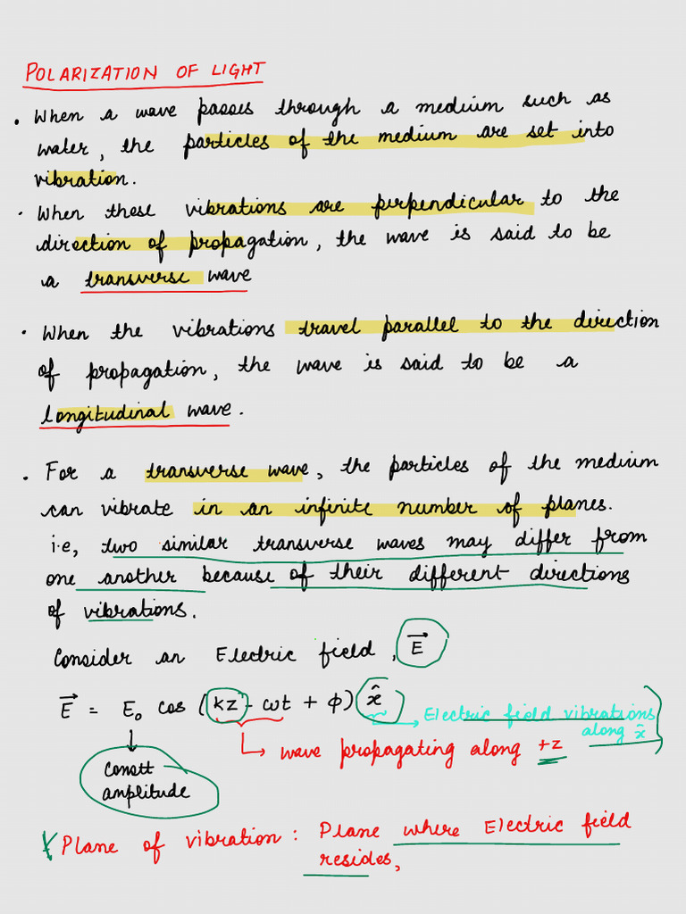 Polarization of Light 2 | PDF