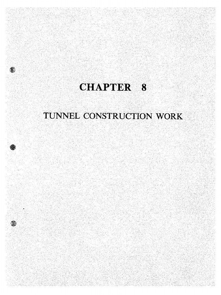 Tunnel | PDF