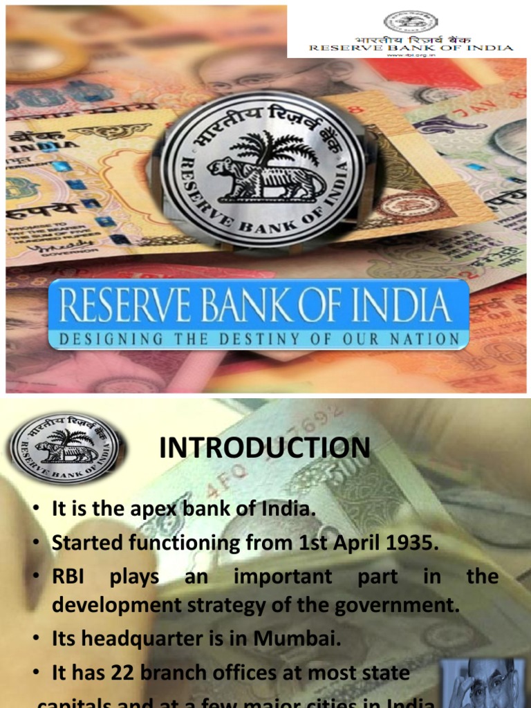Overview of Reserve Bank of India | PDF