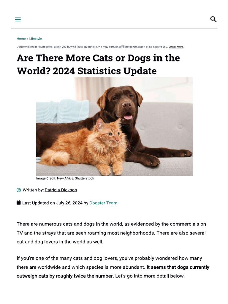are-there-more-cats-or-dogs-in-the-world | PDF