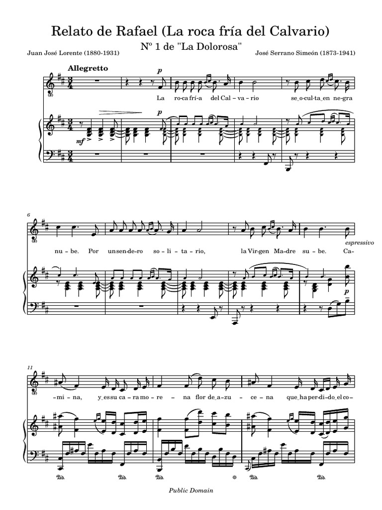Relato de Rafael (La Roca Fría Del Calvario) | PDF | Vocal Musical ...