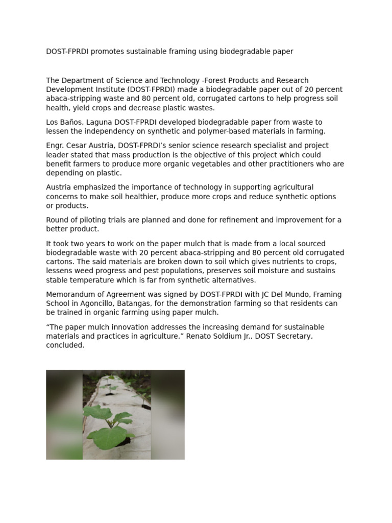 DOST | PDF