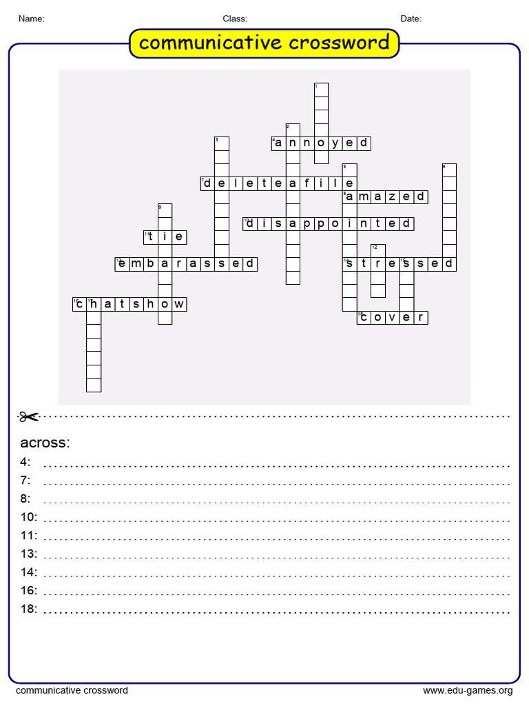 Crossword | PDF