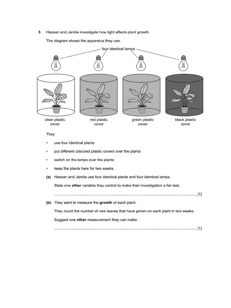 Science Group Class QP | PDF