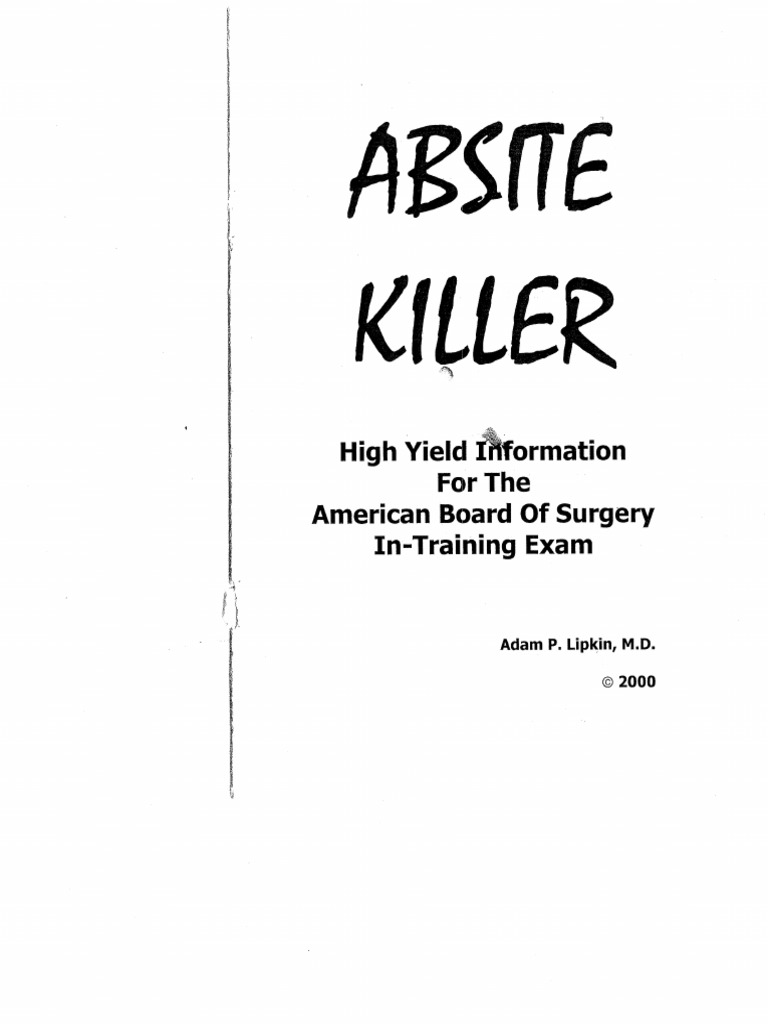 Absite Killer | PDF