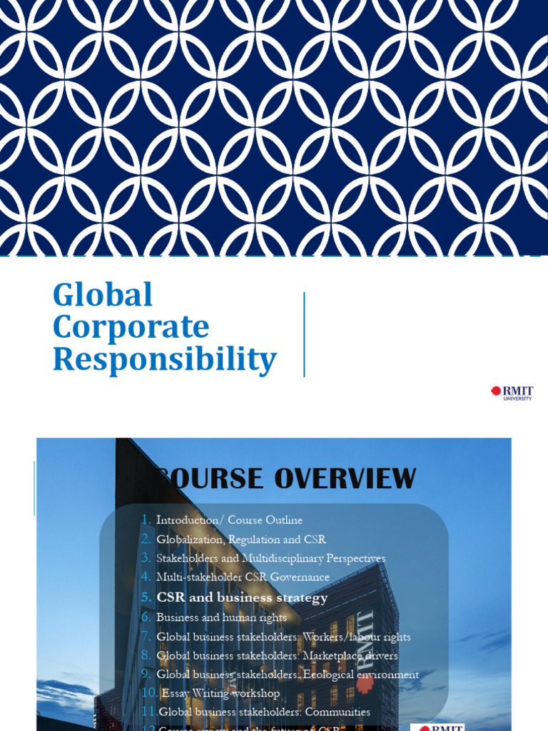 CSR Integration in Business Strategy | PDF | Corporate Social ...