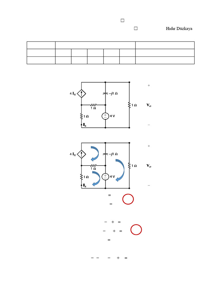 EEE 222 Circuit Theory II Midterm Exam | PDF | Analog Circuits ...
