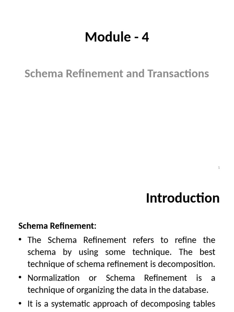 BCNF and Schema Refinement Techniques | PDF | Database Transaction | Acid