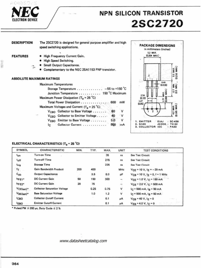 2SC2720 | PDF