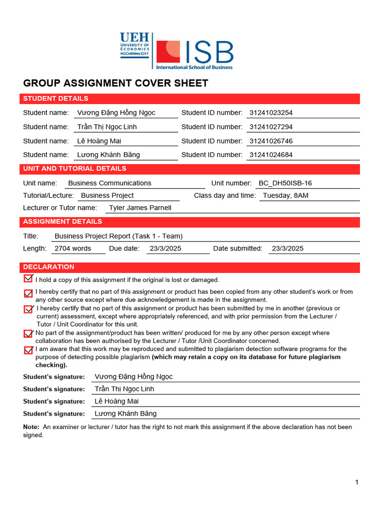 A3 Report - Team 4 - Tran Thi Ngoc Linh - BC 16 | PDF | Hospital | Pharmacy
