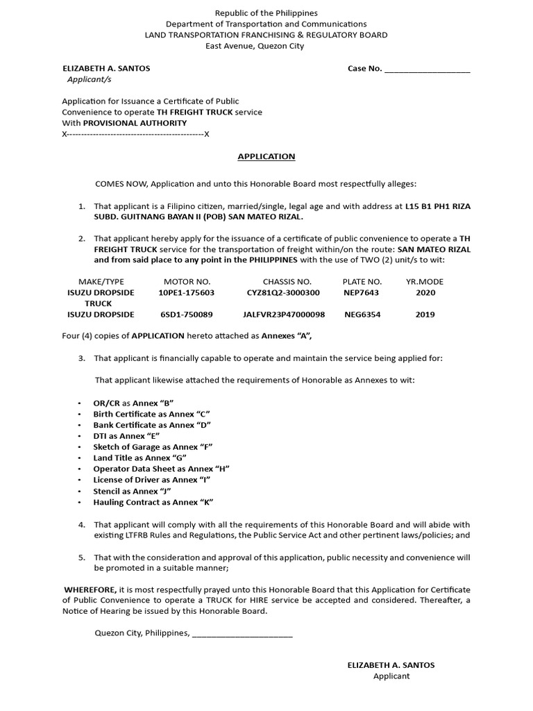 APPLICATION NEW CPC Samuel | PDF | Transport | Government