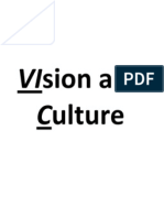 VIsion and Culture