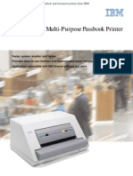 9068-A01/A03 Multi-Purpose Passbook Printer: The Best Ever Passbook and Document Printer From IBM